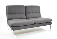 Image 1 of Banquette gris anthracite années 70 