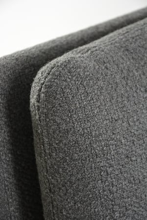 Image of Banquette gris anthracite années 70 