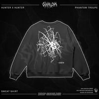 Image 1 of Phantom Troupe Oversized Sweat Shirt - Black