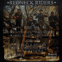Image 3 of Redneck Riders - S/T (EP) 10" (Clear) LTD 30pcs