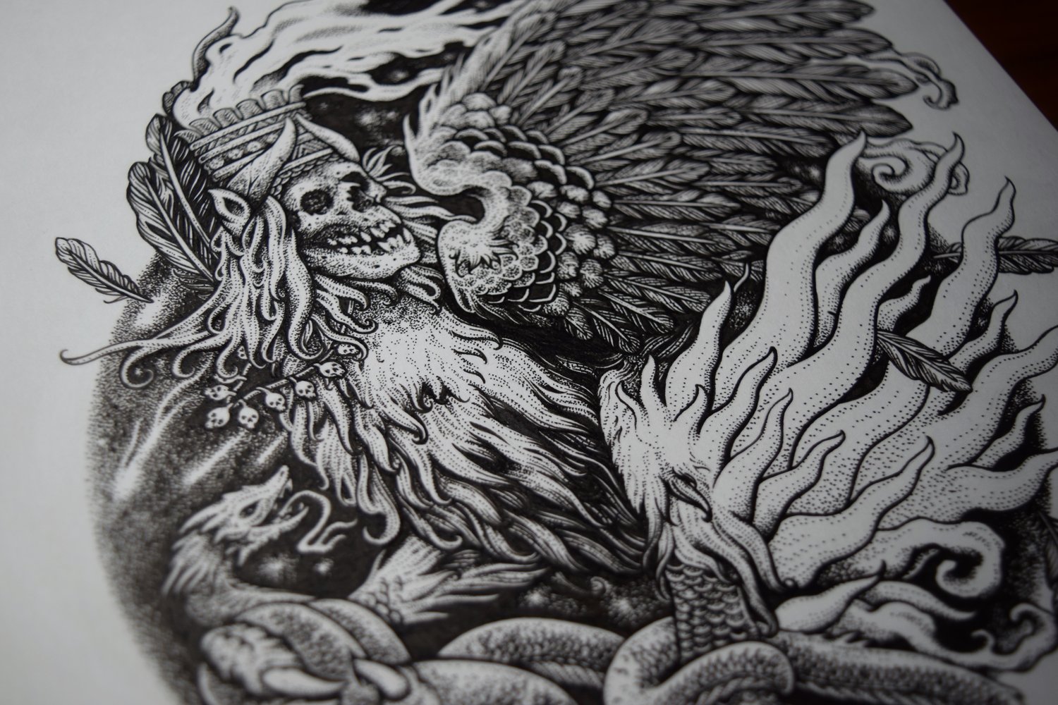 Image of High On Fire (Clashing Gods) - Original Art