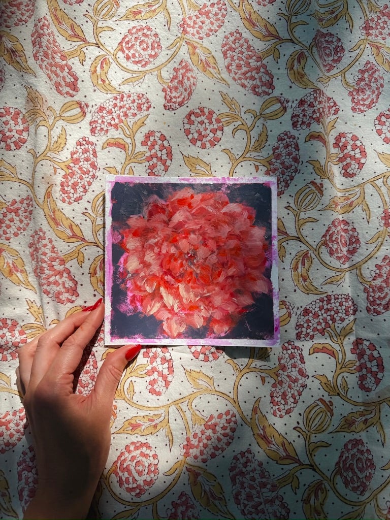 Image of  "I I Have Vibrant and Sparkly Energy" Original Oil Painting