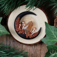 Image 3 of Autumn Forest Crystal Moon necklace