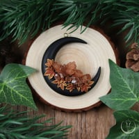 Image 4 of Autumn Forest Crystal Moon necklace