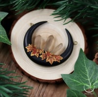 Image 7 of Autumn Forest Crystal Moon necklace