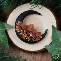 Image 5 of Autumn Forest Crystal Moon necklace
