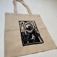 Image 2 of joan of arc tote bag