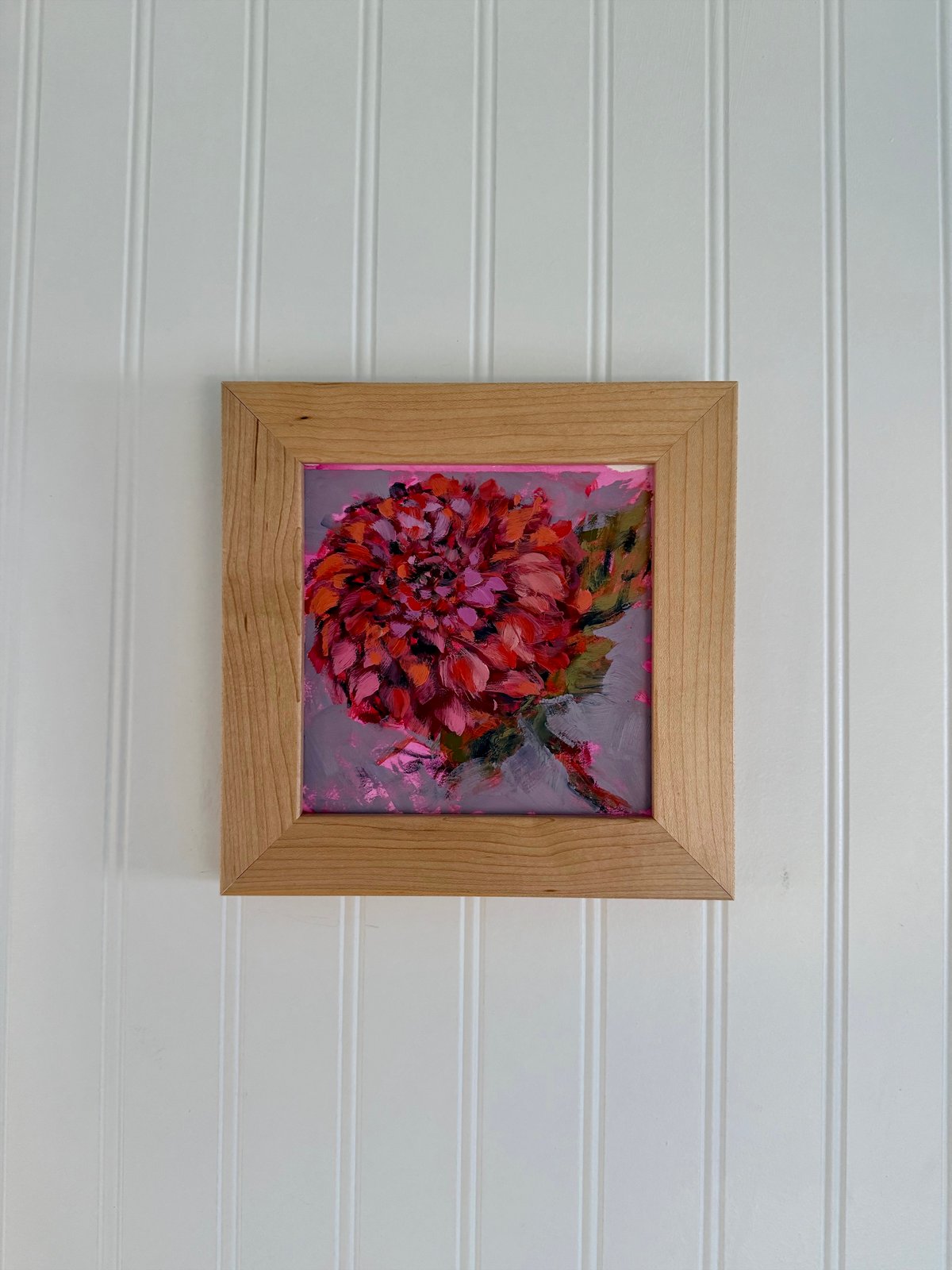 Image of "I Am Feminine and Flourishing" Original Oil Painting