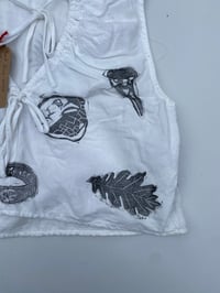 Image 4 of block-printed crop top
