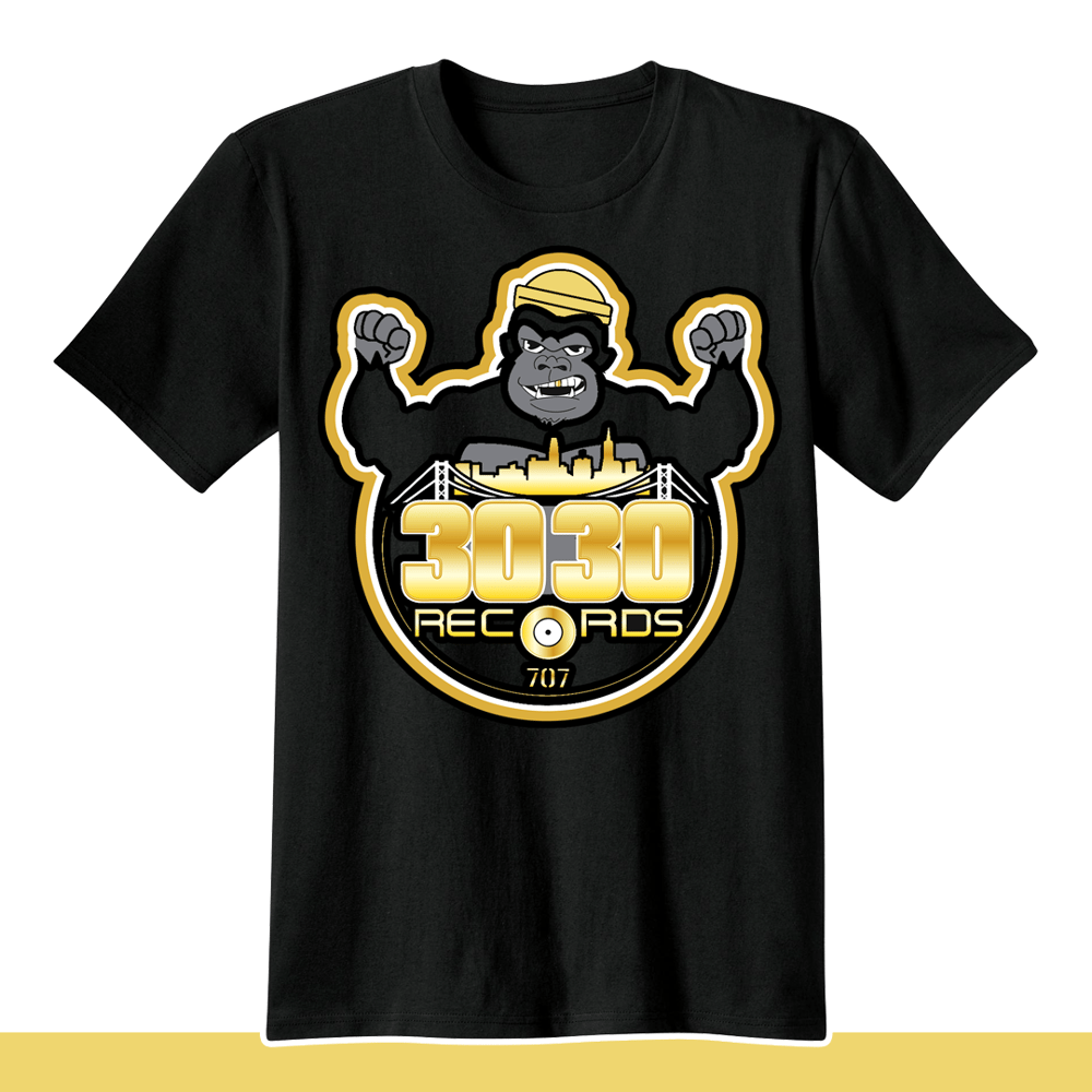 Image of 3030 Logo Tee ( GOLD )