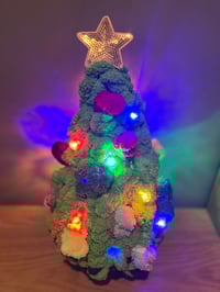 Image 5 of Chunky Knit Christmas Tree Cushion / Decoration