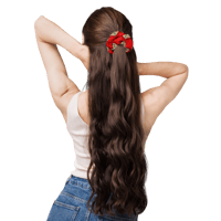 Image 3 of Vermillionaire Glow Hair Scrunchie