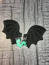 Image 1 of Velvety Scales Bat Shoe Wings