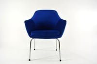 Image 4 of Fauteuil Coquille bleu roi 