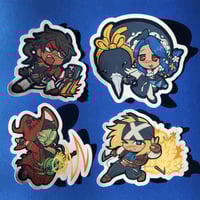 Image 2 of Chibi Stickers- Plain