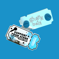 support your scene DIY Emo 1.75” enamel pin 
