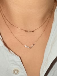 Image 3 of Dewy Orchid Bar Necklace