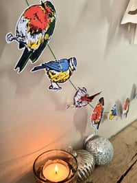Image 3 of Winter Birds Hanging Garland 