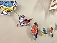 Image 2 of Winter Birds Hanging Garland 