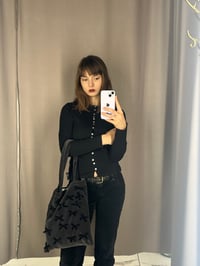 Image 2 of Velvet  bag with bows