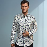 Camisa arándanos blanca