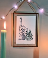 Image 1 of A Coastal Christmas Lino Prints 