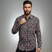 Camisa elefantes negra