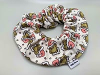 Image 1 of Mean Guy (Pink Hat) Scrunchie