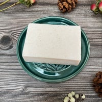 Image 2 of Handmade Green Leaf Design Soap Dish
