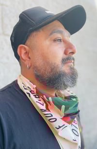 Image 4 of James Coffman "Solo el Pueblo, Salva al Pueblo." bandana -Natural