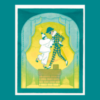 Moonlit Dancing Riso Print