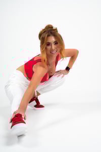 Image 3 of Flame Sweats // White