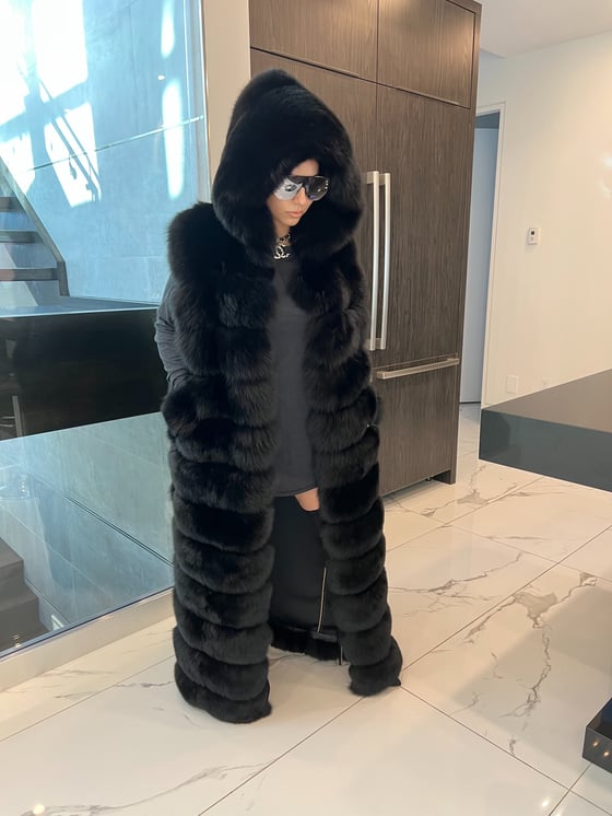 Image of OVERSIZED FOX FUR VEST