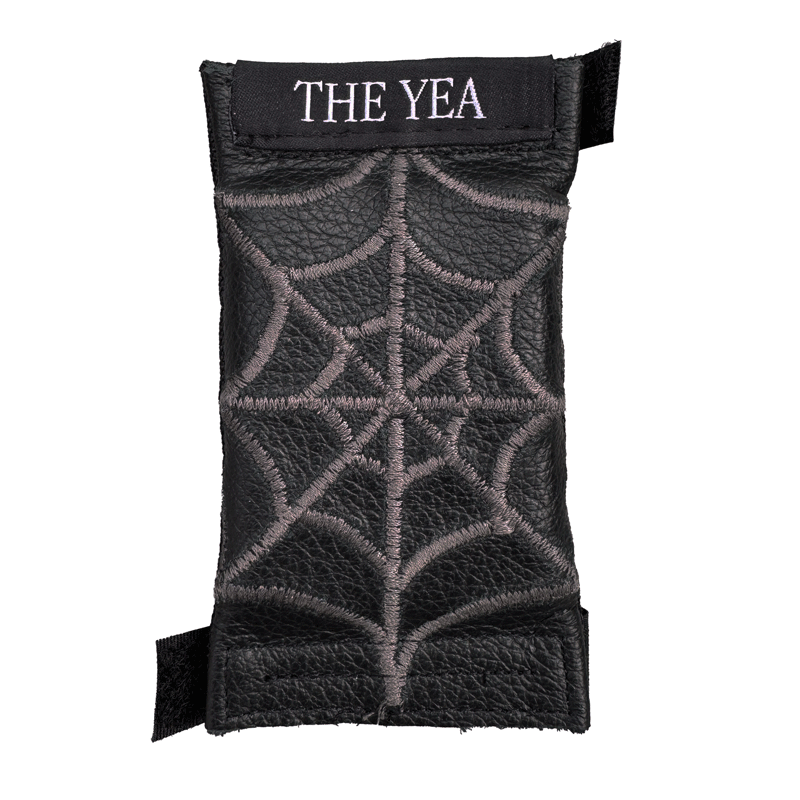 Image of Gray on Black Leather Spider STEMBUDDY™