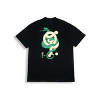 Image 2 of SNAKES HEAVYWEIGHT TEE - BLK