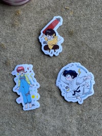 Image 1 of (New) 3” Stickers Martial Arts Fiancé Mania Collection