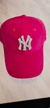 Fusion Pink NY Hats