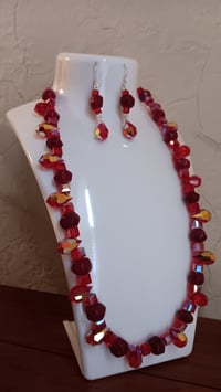 Image 4 of NATURAL MINED RUBIES WITH PRECIOSA TEARDROPS