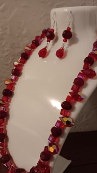 Image 7 of NATURAL MINED RUBIES WITH PRECIOSA TEARDROPS