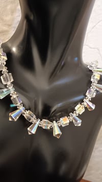 Image 1 of BRIGHT CRYSTAL TEARDROPS AND SWAROVSKI CUBES