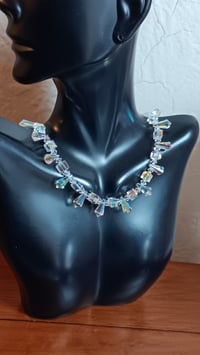 Image 3 of BRIGHT CRYSTAL TEARDROPS AND SWAROVSKI CUBES
