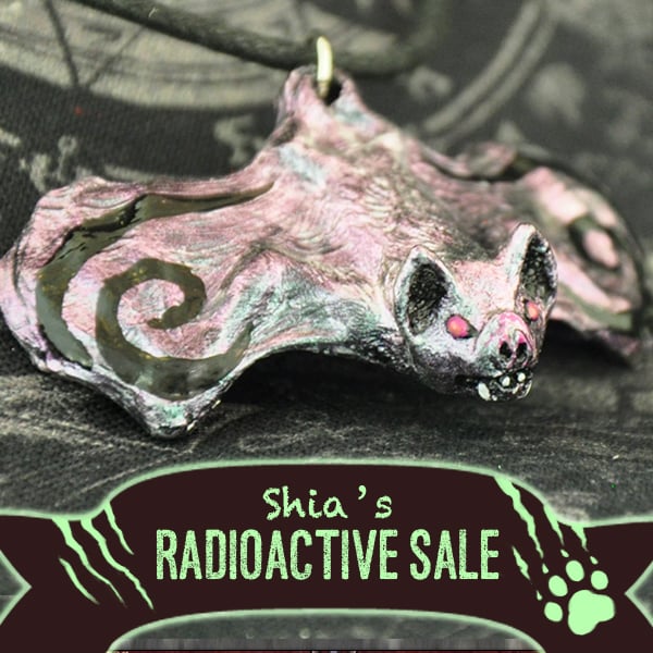 Image of Metal Wind - Bat Pendant