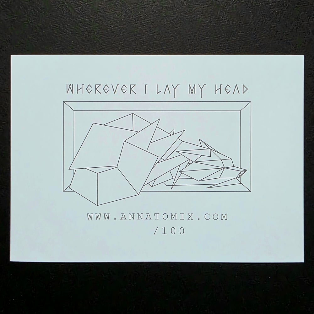 Image of "Wherever I lay my head" mini print