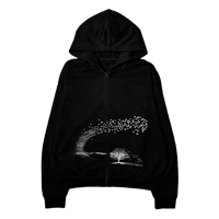 Wuthering Zip Hoodie Black