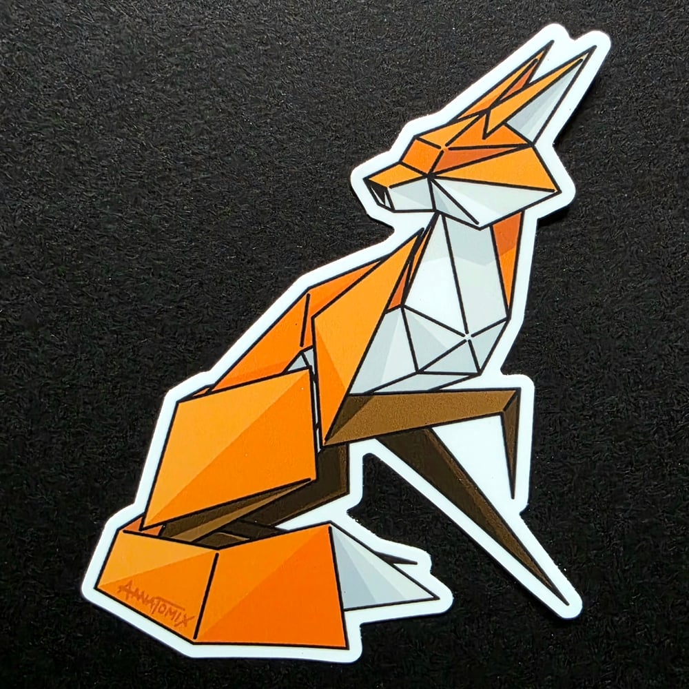 Image of Fox #3 Sticker