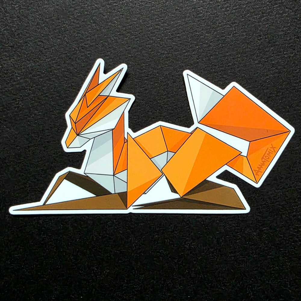 Image of Fox #4 Sticker
