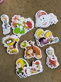 Image 1 of (New) Stickers Retro Video Game Collection