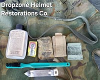 Image 6 of Repro Vietnam M1 Camouflage Cover. ACES HIGH. Accessories & Insect repellent bottle.