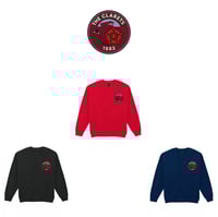 Image 2 of Burnley FC Fan Sweatshirt / Collared Jersey |"The Clarets Red Rose" Sweatshirt / Collared Jersey | 