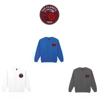 Image 3 of Burnley FC Fan Sweatshirt / Collared Jersey |"The Clarets Red Rose" Sweatshirt / Collared Jersey | 